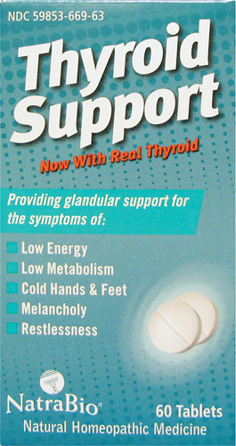 Thyroid Support Vegetarian Formula 60 Tablets - Click Image to Close