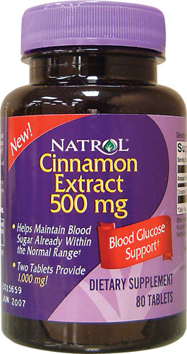 Natrol Cinnamon Extract 500 MG
