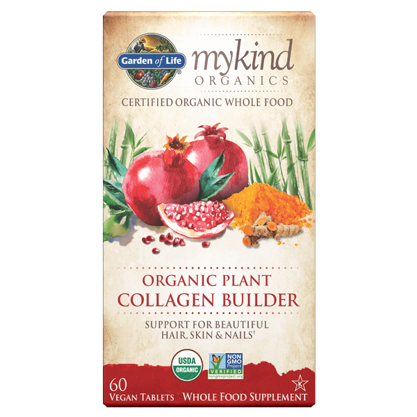 The mykind Organics Organic Plant Collagen Builder 60 Tablets