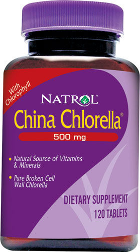 Natrol China Chlorella 500 MG - Click Image to Close