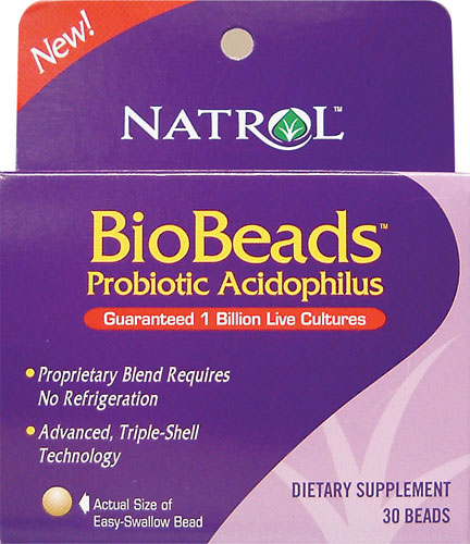Natrol Biobeads (Probiotic Acidophilus) - Click Image to Close
