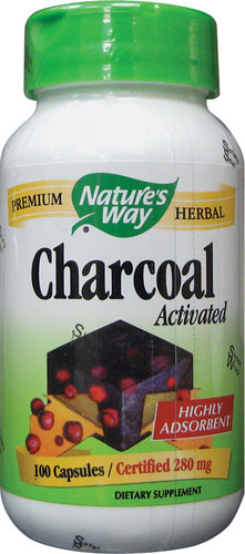 Charcoal, Activated 100 Capsules - Nature's Way®