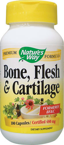 Bone, Flesh & Cartilage 100 Capsules - Nature's Way® - Click Image to Close