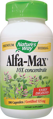 ALFA-MAX 420 MG, 100 Capsules - Nature's Way® - Click Image to Close