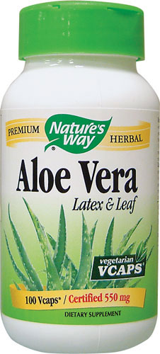 Aloe Vera 100 Capsules - Nature's Way® - Click Image to Close