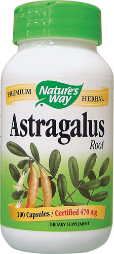 Astragalus Root 470 MG, 100 Capsules - Nature's Way® - Click Image to Close
