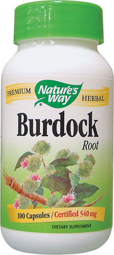 Burdock Root (COG) 540 MG 100 Capsules - Nature's Way®