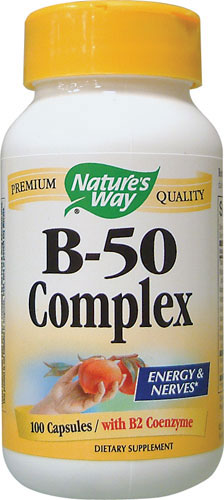 B-50 Complex 100 Capsules - Nature's Way® - Click Image to Close