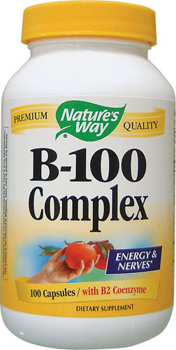 B-100 Complex 100 Capsules - Nature's Way® - Click Image to Close