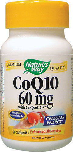 COQ10 60 MG, 60 Softgels - Nature's Way® - Click Image to Close