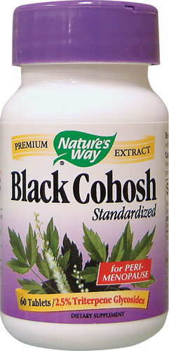 Black Cohosh Standardized Extract 60 Tablets - Nature's Way® - Click Image to Close