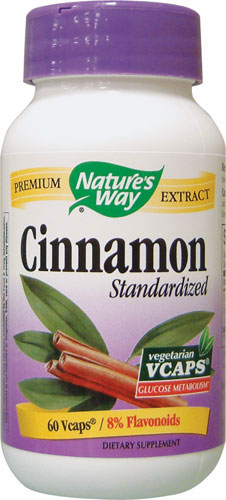 Cinnamon Standardized Extract 8%, 60 Capsules