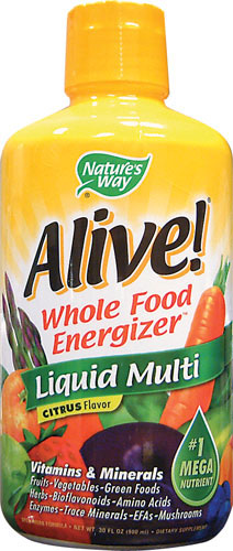 ALIVE! Whole Food Energizer Liquid 30oz - Nature's Way®