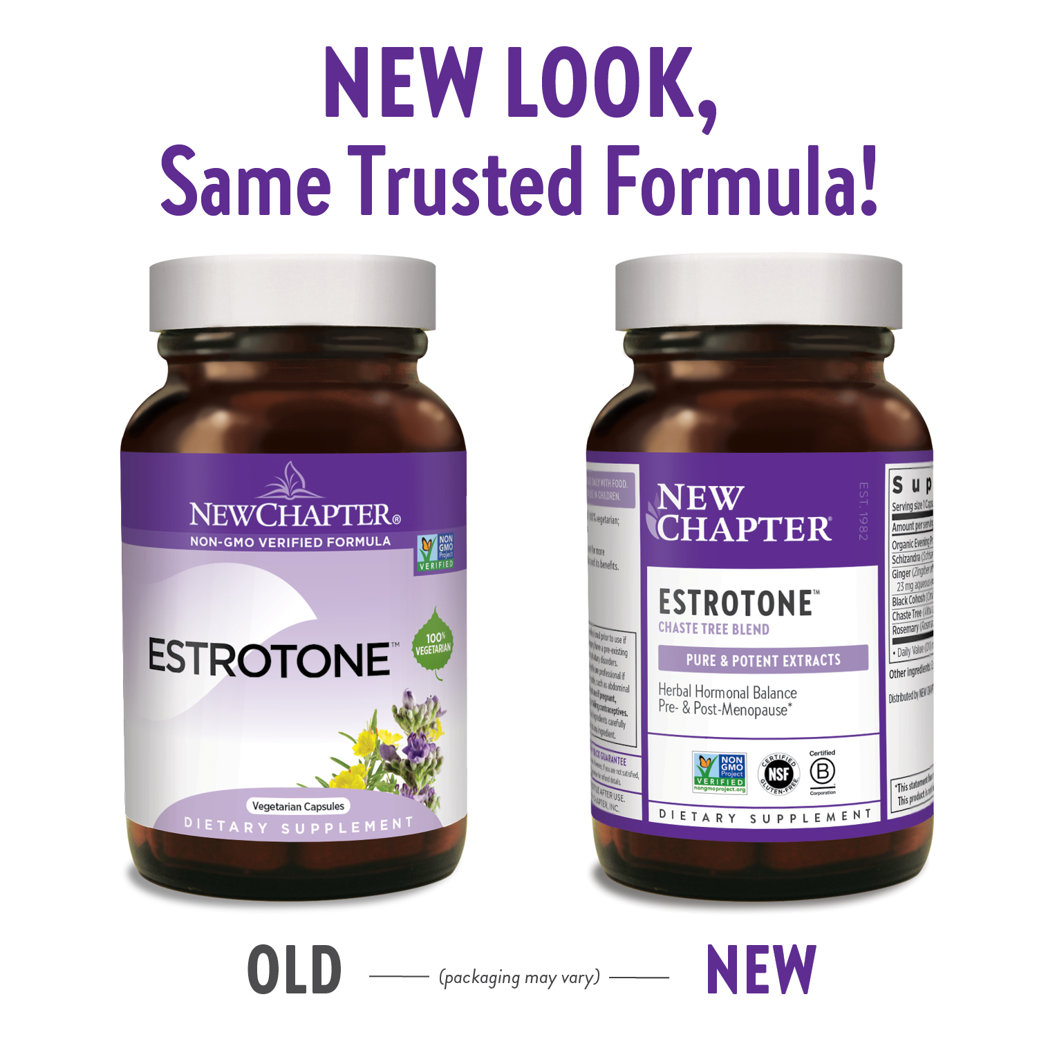 Estrotone® 60 Vegetarian Capsules- New Chapter®