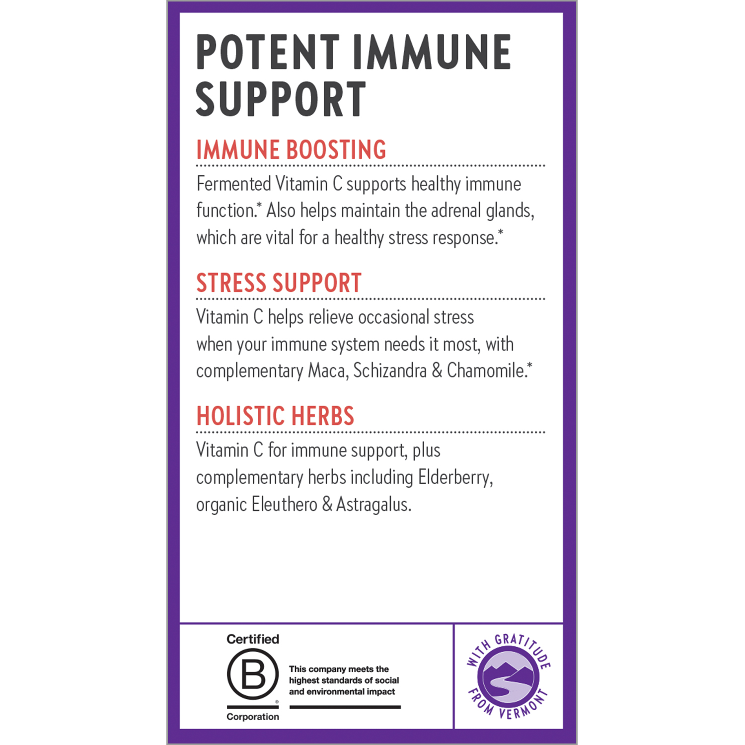 Immune Defense Vitamin C + Elderberry 30 Count - Click Image to Close