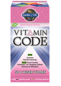 The Vitamin Code™ 50 & Wiser Women’s Multi - Garden of Life