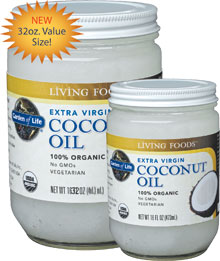 Living Foods™ Extra Virgin Coconut Oil 16oz 100% Organic