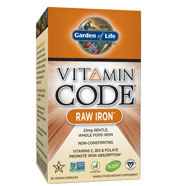 The Vitamin Code™ Raw Iron - 30 Capsules