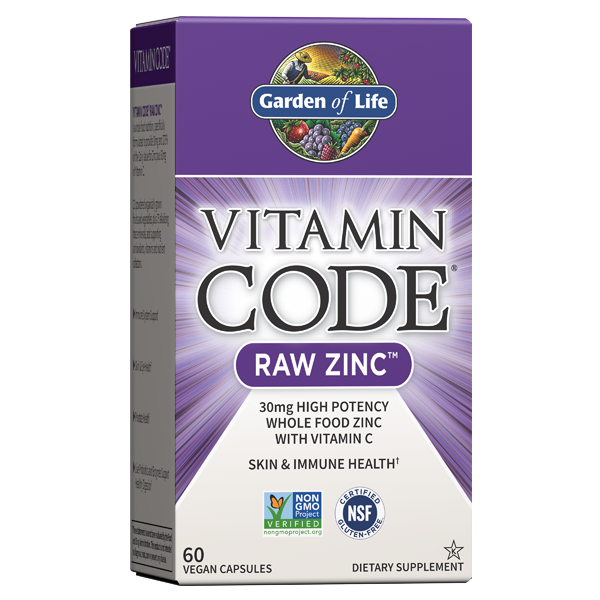 The Vitamin Code Raw Zinc - 60 Capsules
