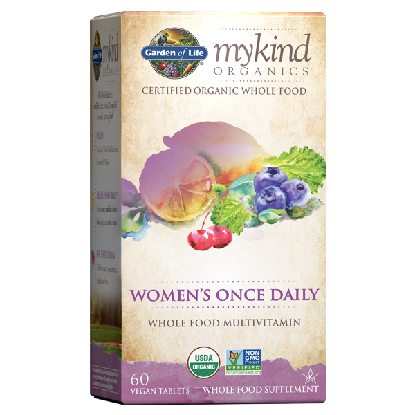 The mykind Organics Women Once Daily Multi 60 Tablets