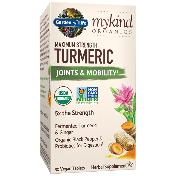 The mykind Organics Turmeric Pain Relief 30 Vegan Tablets