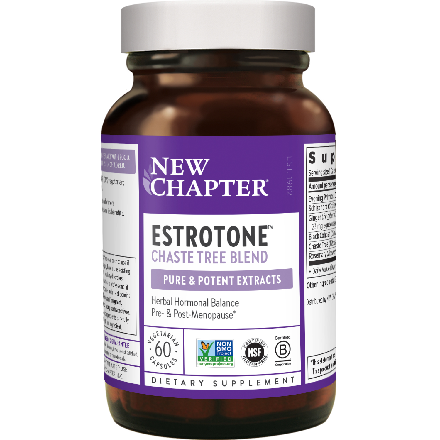 Estrotone® 60 Vegetarian Capsules- New Chapter®