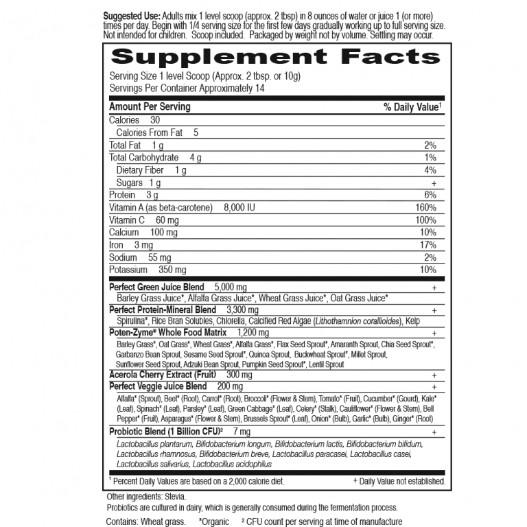 The Perfect Food Super Green Formula