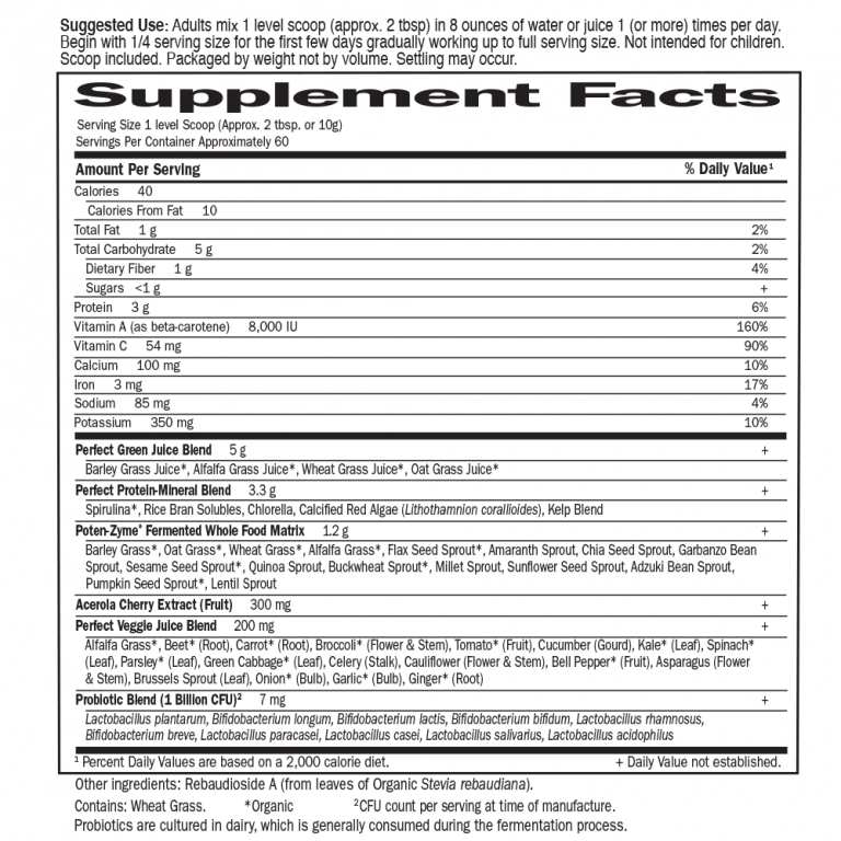 The Perfect Food Super Green Formula