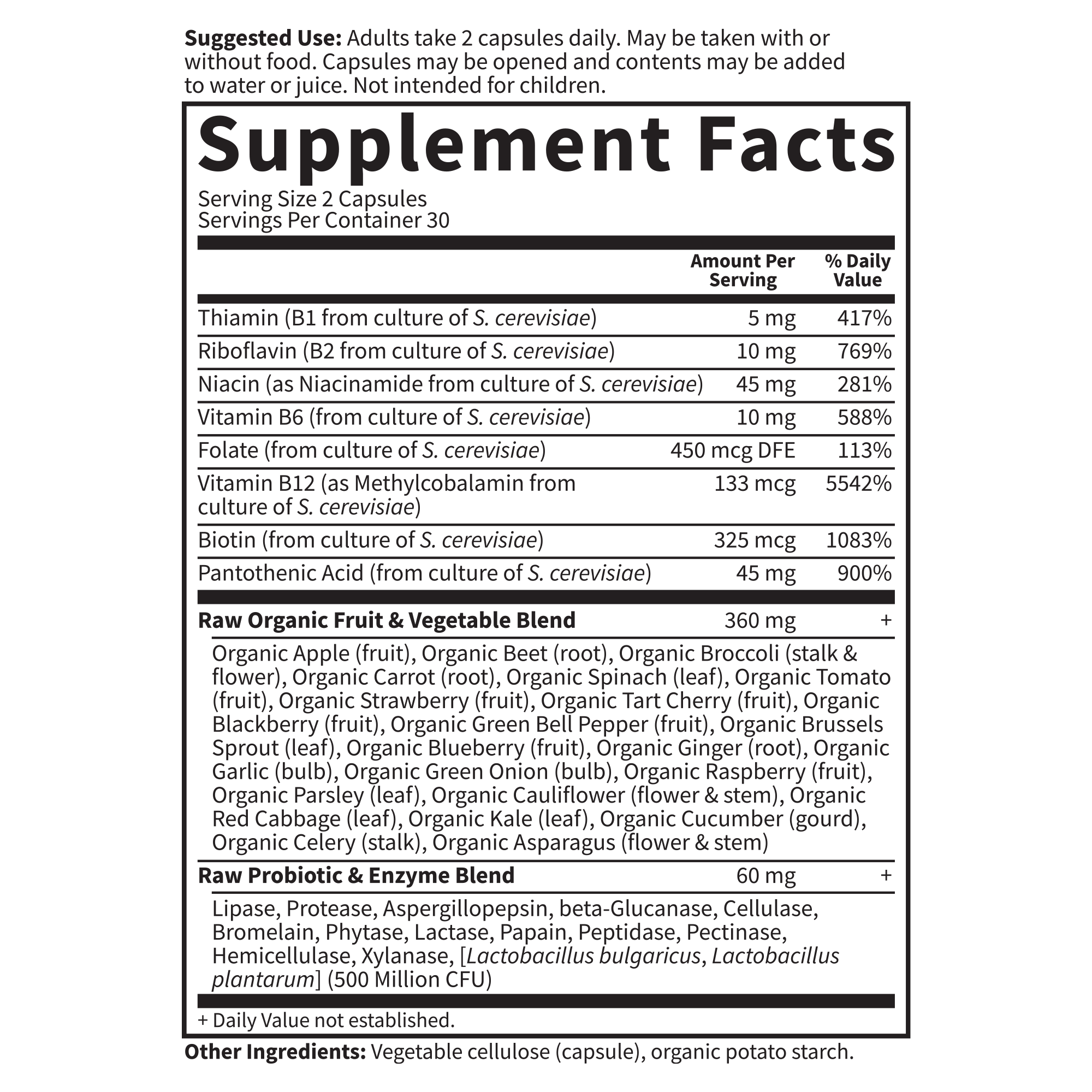 The Vitamin Code® Raw B-Complex