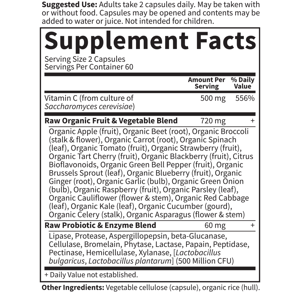 The Vitamin Code Vitamin C 120 Capsules