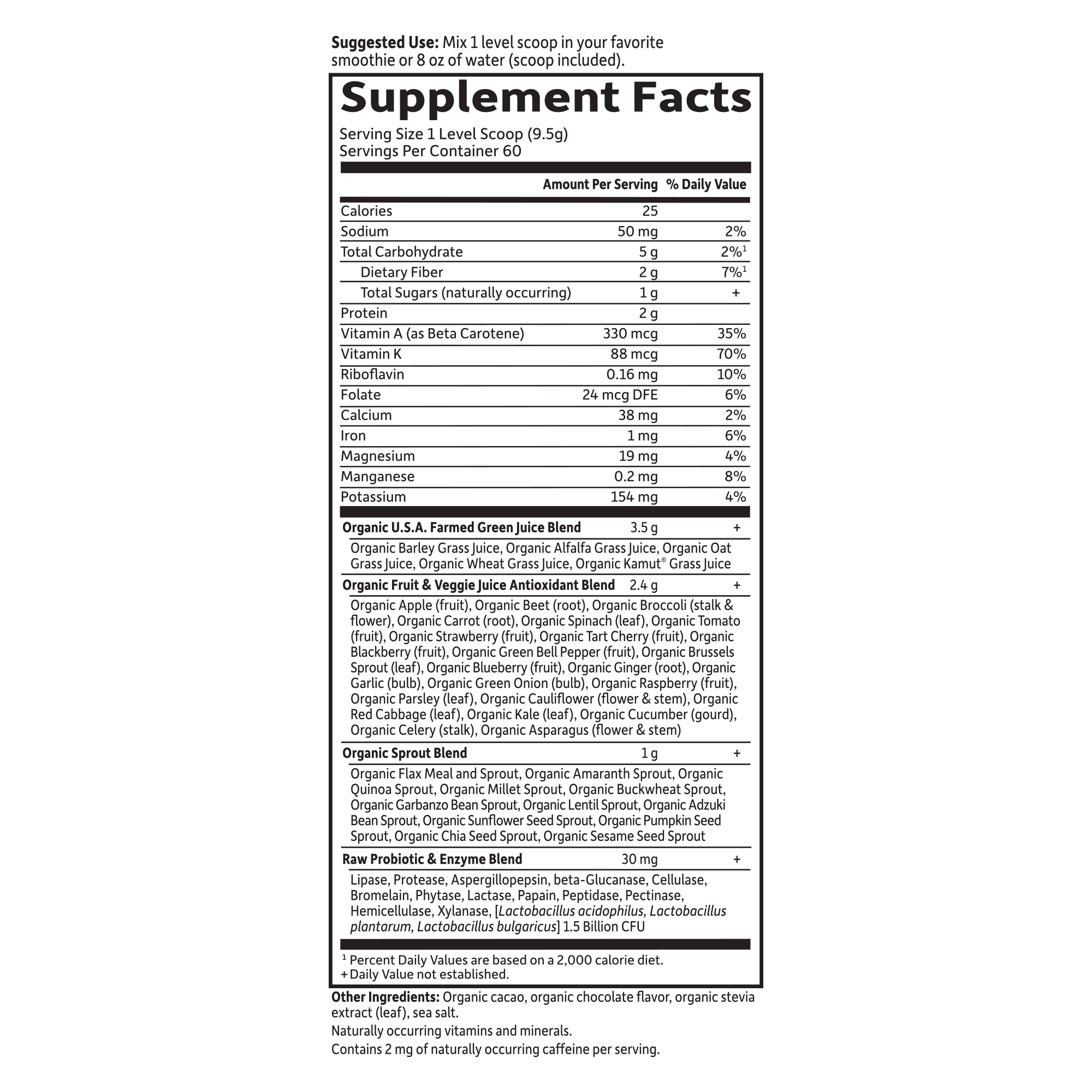 The Raw Organic Perfect Food Green Superfood Powder