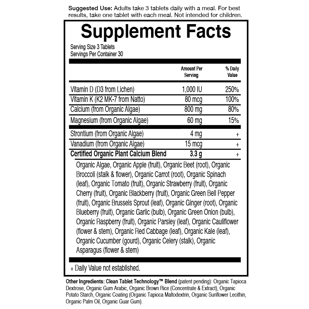 The mykind Organics Organic Plant Calcium